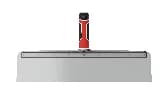 Hardened Stainless steel offset taping knife with a three-component ergonomic handle (1236630)