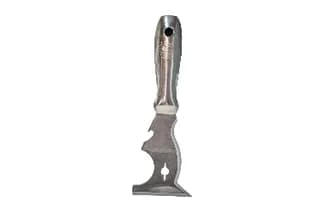 One-Piece Stainless Steel "10-in-1" tool with a wide range of 
applications