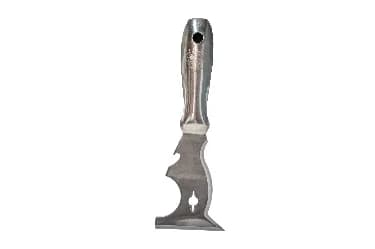 One-Piece Stainless Steel "10-in-1" tool with a wide range of 
applications