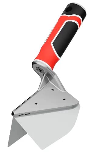Гладилка — stainless steel outside corner trowel